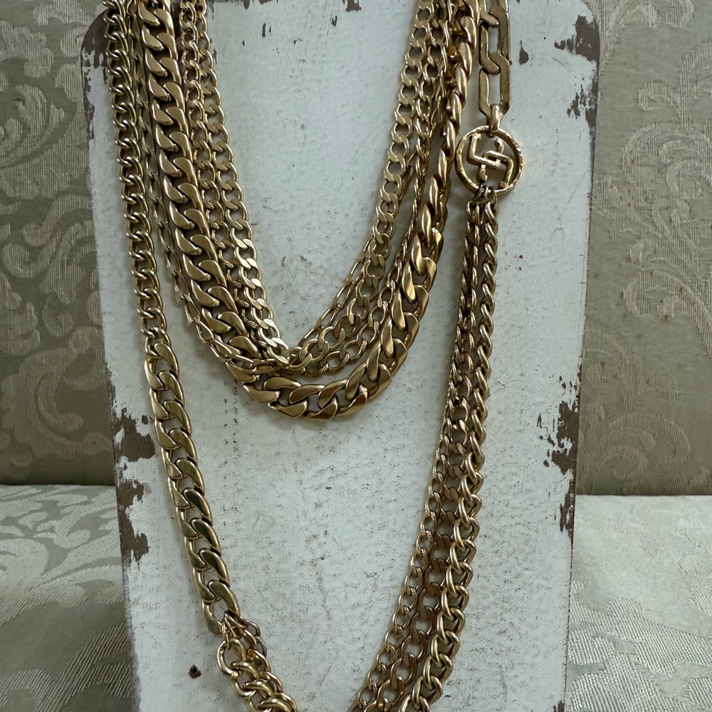 Chico's Gold Multi-Strand Necklace